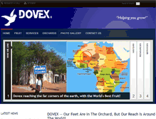 Tablet Screenshot of dovex.com