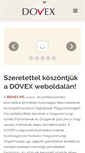Mobile Screenshot of dovex.hu