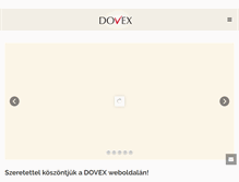 Tablet Screenshot of dovex.hu